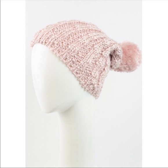 ✨LAST ONE✨Pink Slouchy Soft Sheen Beanie - Picture 4 of 4